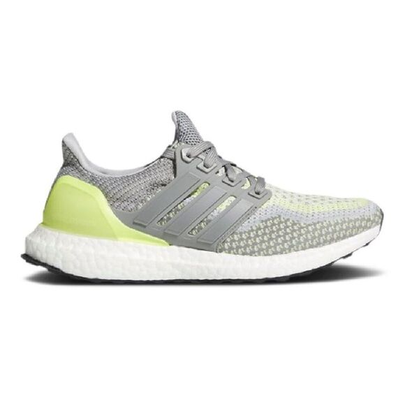 Adidas Ultraboost 2.0 Charcoal Grey Solar Yellow Running 6 Mens 7 Women's EF8631 - Picture 1 of 6